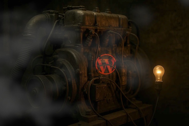 Sobriété numérique : WordPress, le gros diesel du web moderne ? Illustration WebLanDes.com de Sobriété numérique : WordPress, le gros diesel du web moderne ?