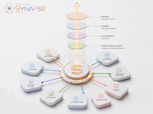 Pourquoi Weblandes a créé Synapse ? Illustration WebLanDes.com de Pourquoi Weblandes a créé Synapse ?