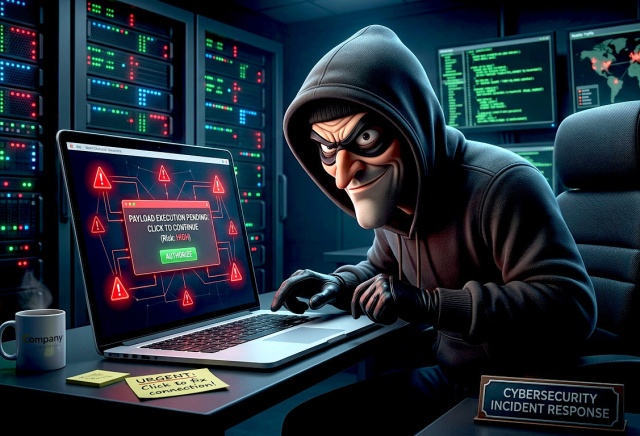 Cyberattaques en entreprise Illustration WebLanDes.com de Cyberattaques en entreprise