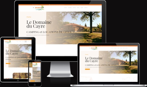 Weblandes client content / Domaine du cayre / (Léon - FRANCE) responsive