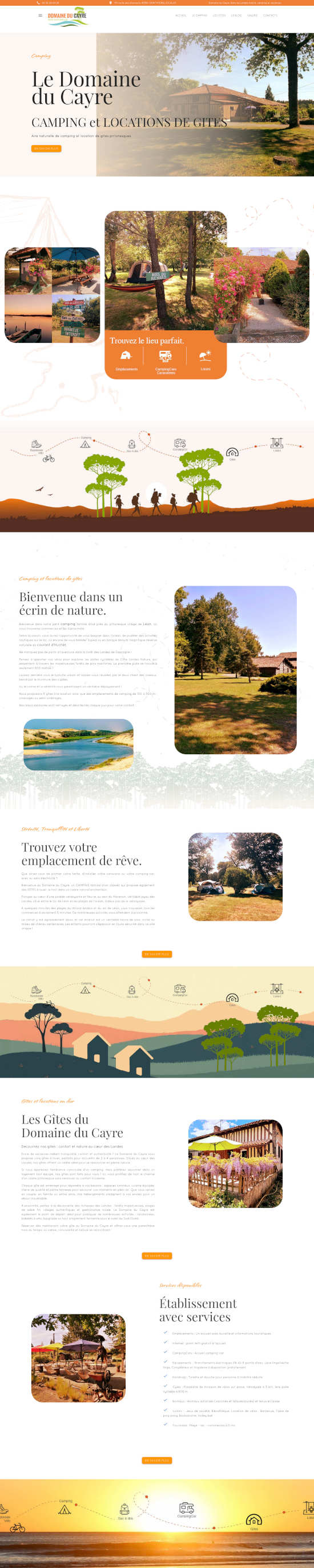 Weblandes client content / Domaine du cayre / (Léon - FRANCE) screenshot